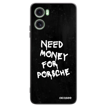 Picasee Μαύρη θήκη σιλικόνης για Motorola Moto G06 - Black Dollar