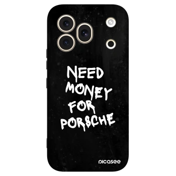 Picasee Μαύρη θήκη σιλικόνης για Honor 600 Pro - Black Dollar