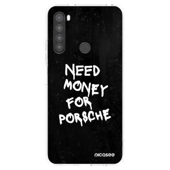 Picasee διαφανής θήκη σιλικόνης Xiaomi Redmi Note 8 - Black Dollar