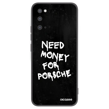 Picasee Μαύρη θήκη σιλικόνης για Samsung Galaxy S20 G980F - Black Dollar