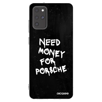 Picasee διαφανής θήκη σιλικόνης Samsung Galaxy S20+ G985F - Black Dollar