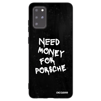Picasee Μαύρη θήκη σιλικόνης για Samsung Galaxy S20+ G985F - Black Dollar