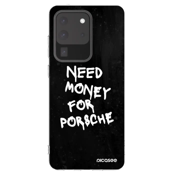 Picasee διαφανής θήκη σιλικόνης Samsung Galaxy S20 Ultra 5G G988F - Black Dollar