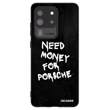 Picasee Μαύρη θήκη σιλικόνης για Samsung Galaxy S20 Ultra 5G G988F - Black Dollar