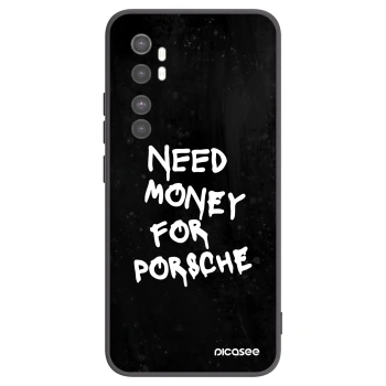 Picasee Μαύρη θήκη σιλικόνης για Xiaomi Mi Note 10 Lite - Black Dollar
