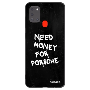 Picasee Μαύρη θήκη σιλικόνης για Samsung Galaxy A21s - Black Dollar