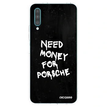 Picasee διαφανής θήκη σιλικόνης Samsung Galaxy A30s A307F - Black Dollar