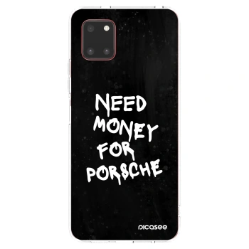 Picasee διαφανής θήκη σιλικόνης Samsung Galaxy Note 10 Lite N770F - Black Dollar