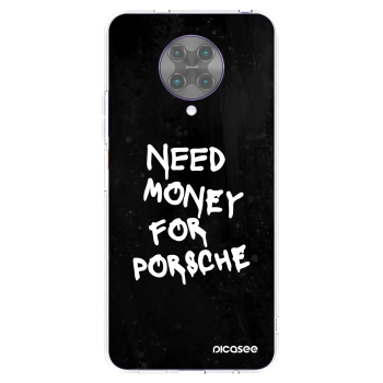 Picasee διαφανής θήκη σιλικόνης Xiaomi Poco F2 Pro - Black Dollar