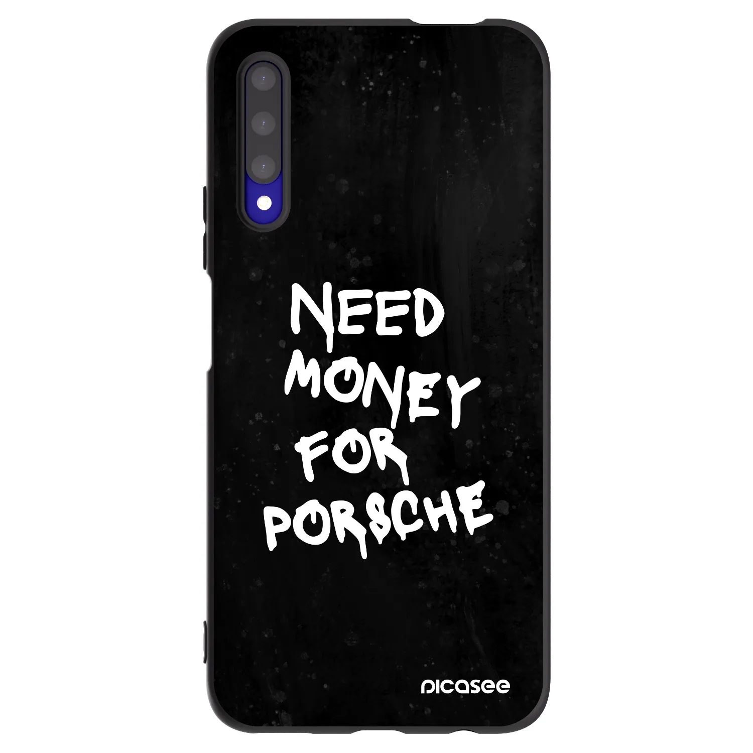 Picasee Μαύρη θήκη σιλικόνης για Honor 9X Pro - Black Dollar