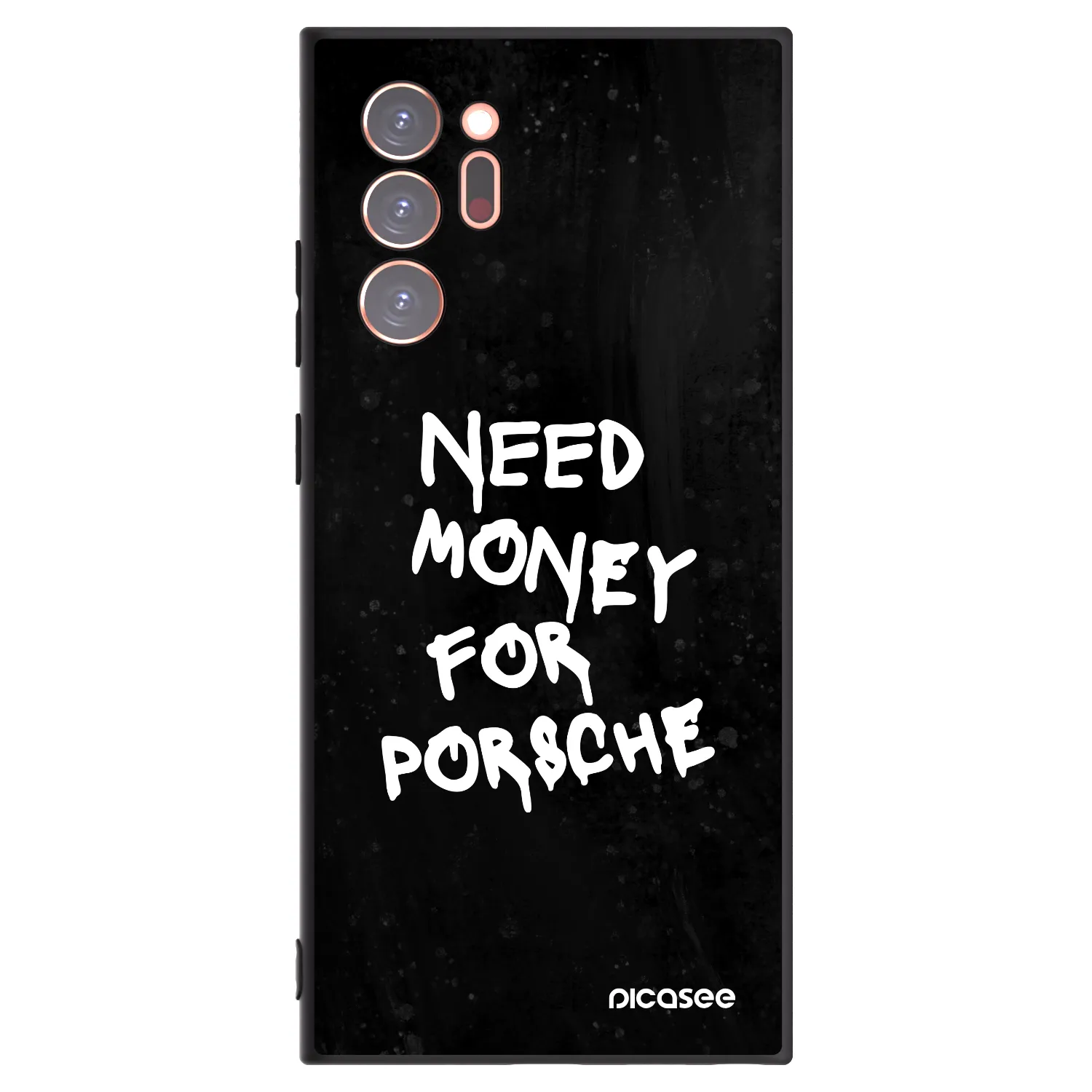 Picasee Μαύρη θήκη σιλικόνης για Samsung Galaxy Note 20 Ultra - Black Dollar