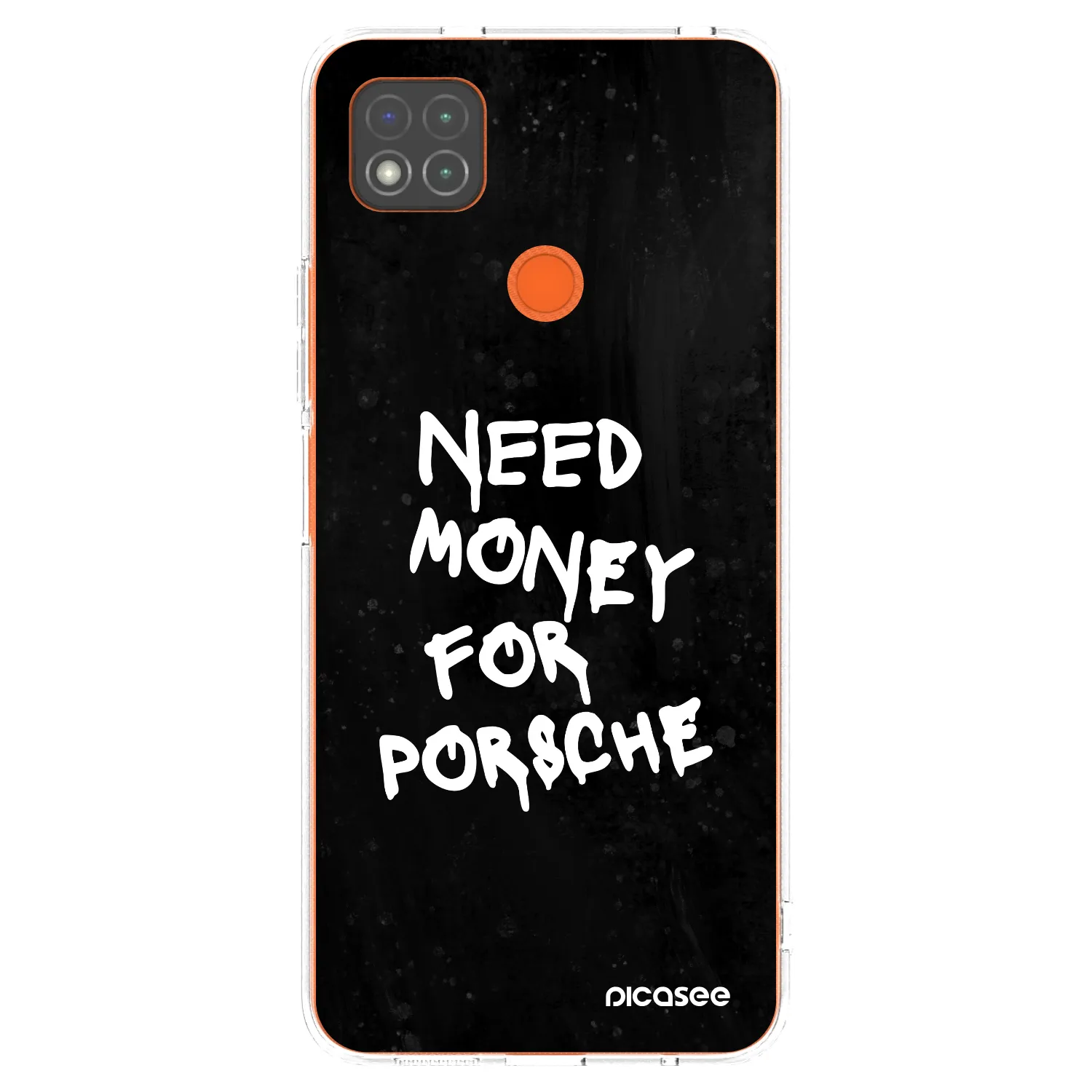 Picasee διαφανής θήκη σιλικόνης Xiaomi Redmi 9C - Black Dollar