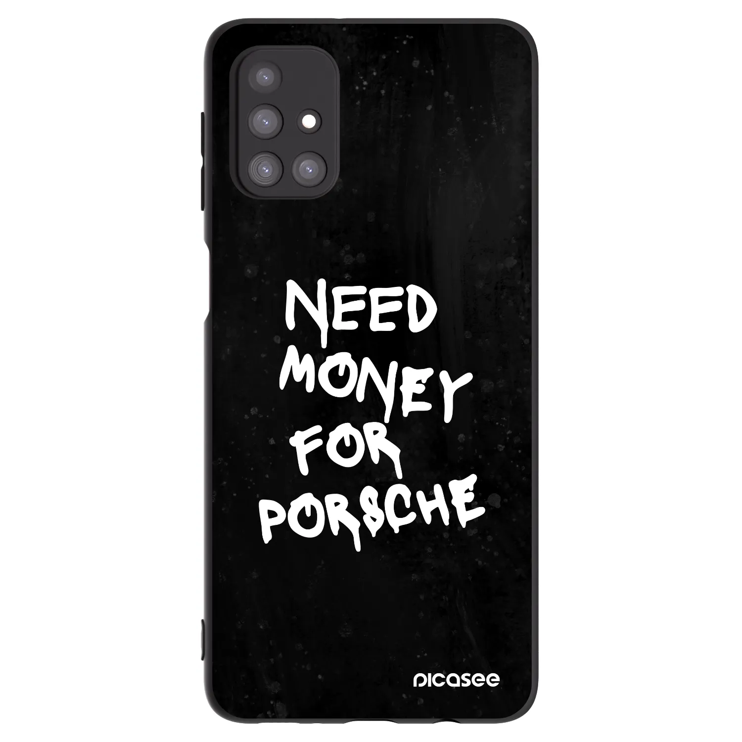 Picasee Μαύρη θήκη σιλικόνης για Samsung Galaxy M31s - Black Dollar