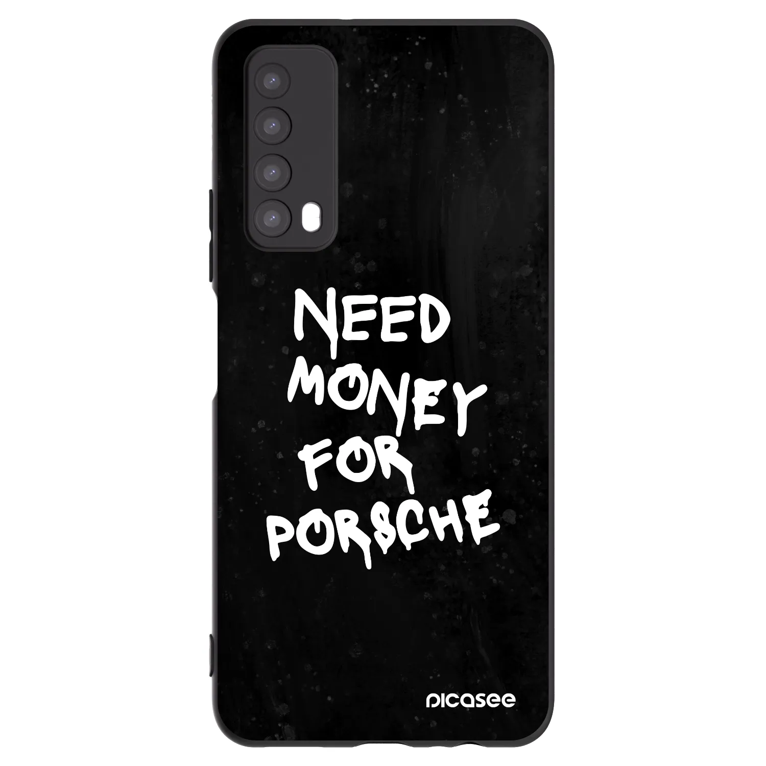 Picasee Μαύρη θήκη σιλικόνης για Huawei P Smart 2021 - Black Dollar