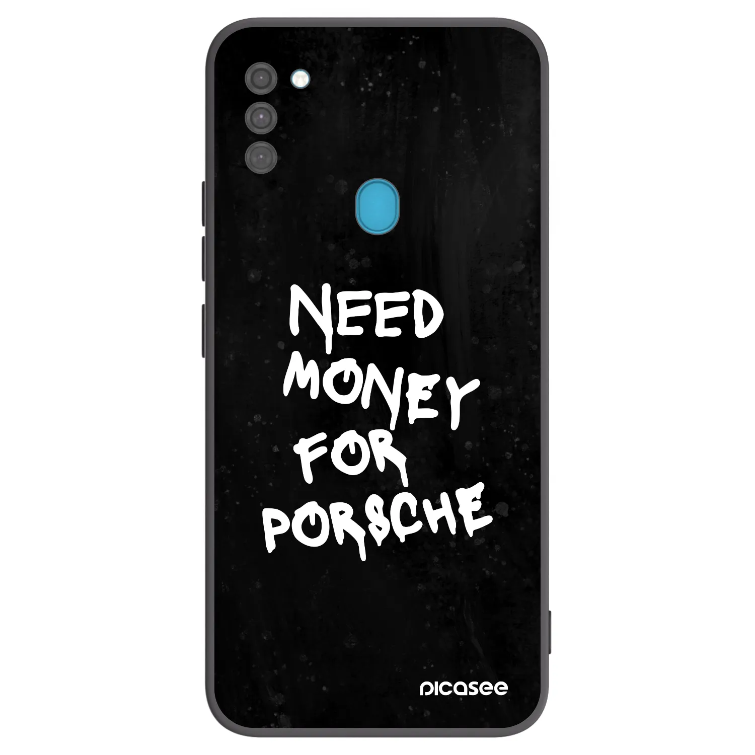 Picasee Μαύρη θήκη σιλικόνης για Samsung Galaxy M11 - Black Dollar