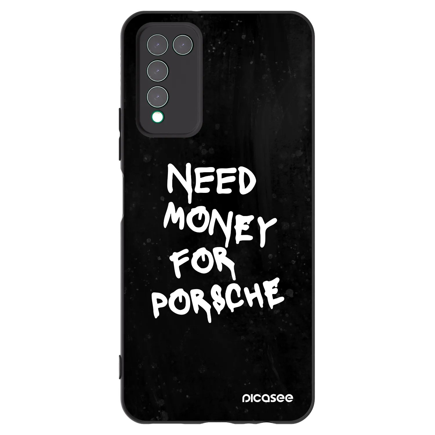 Picasee Μαύρη θήκη σιλικόνης για Honor 10X Lite - Black Dollar