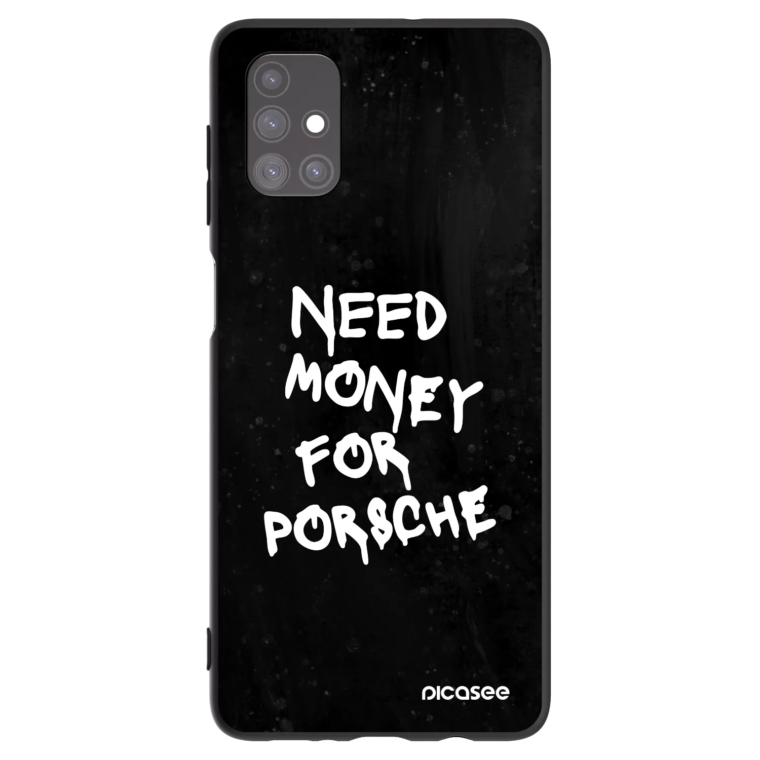 Picasee Μαύρη θήκη σιλικόνης για Samsung Galaxy M51 M515F - Black Dollar