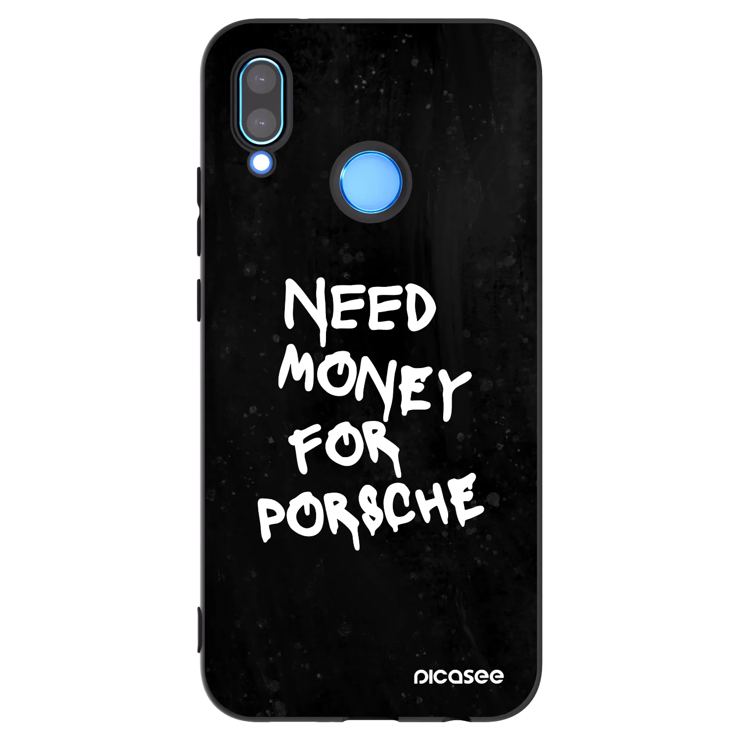 Picasee Μαύρη θήκη σιλικόνης για Huawei P20 Lite - Black Dollar