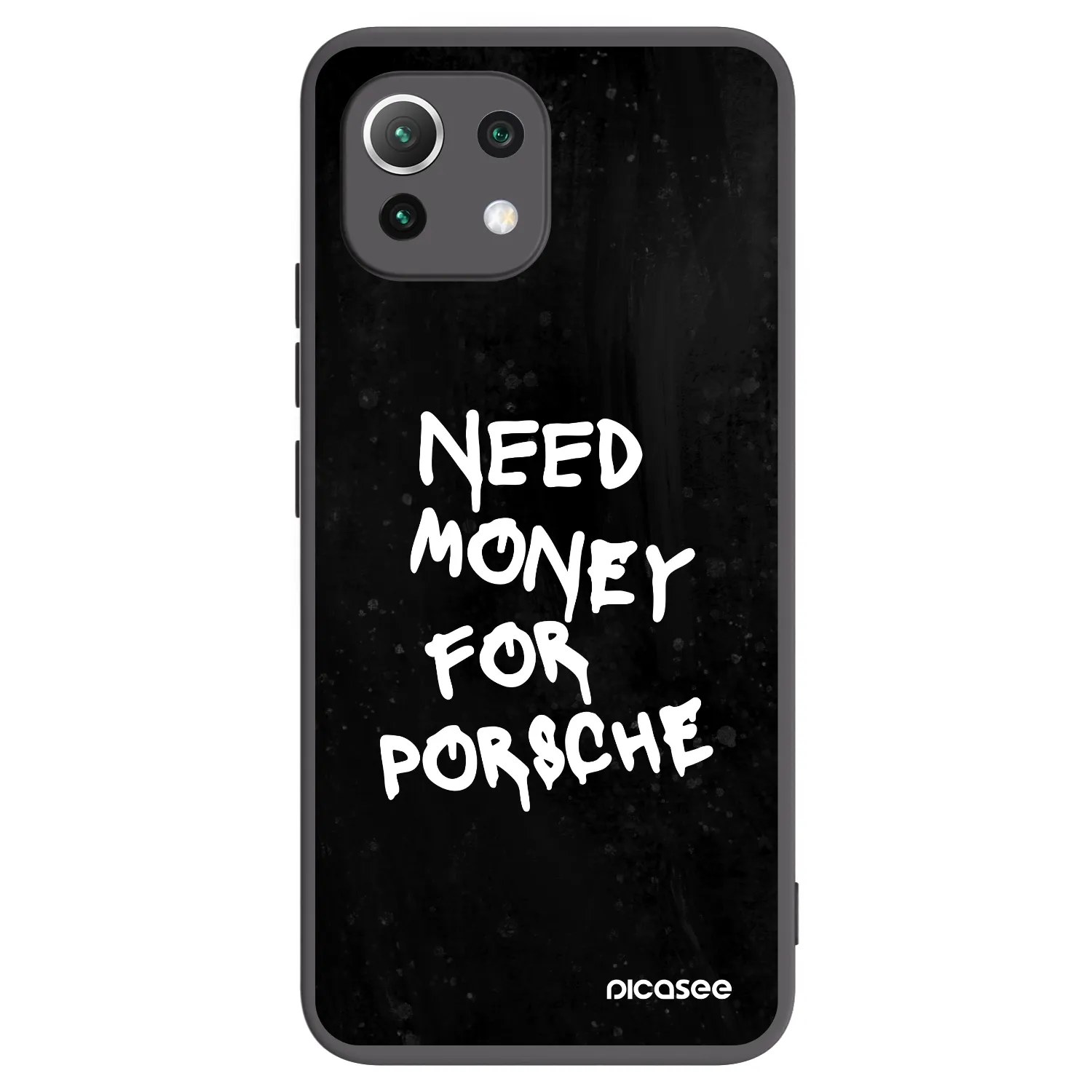Picasee Μαύρη θήκη σιλικόνης για Xiaomi Mi 11 Lite - Black Dollar