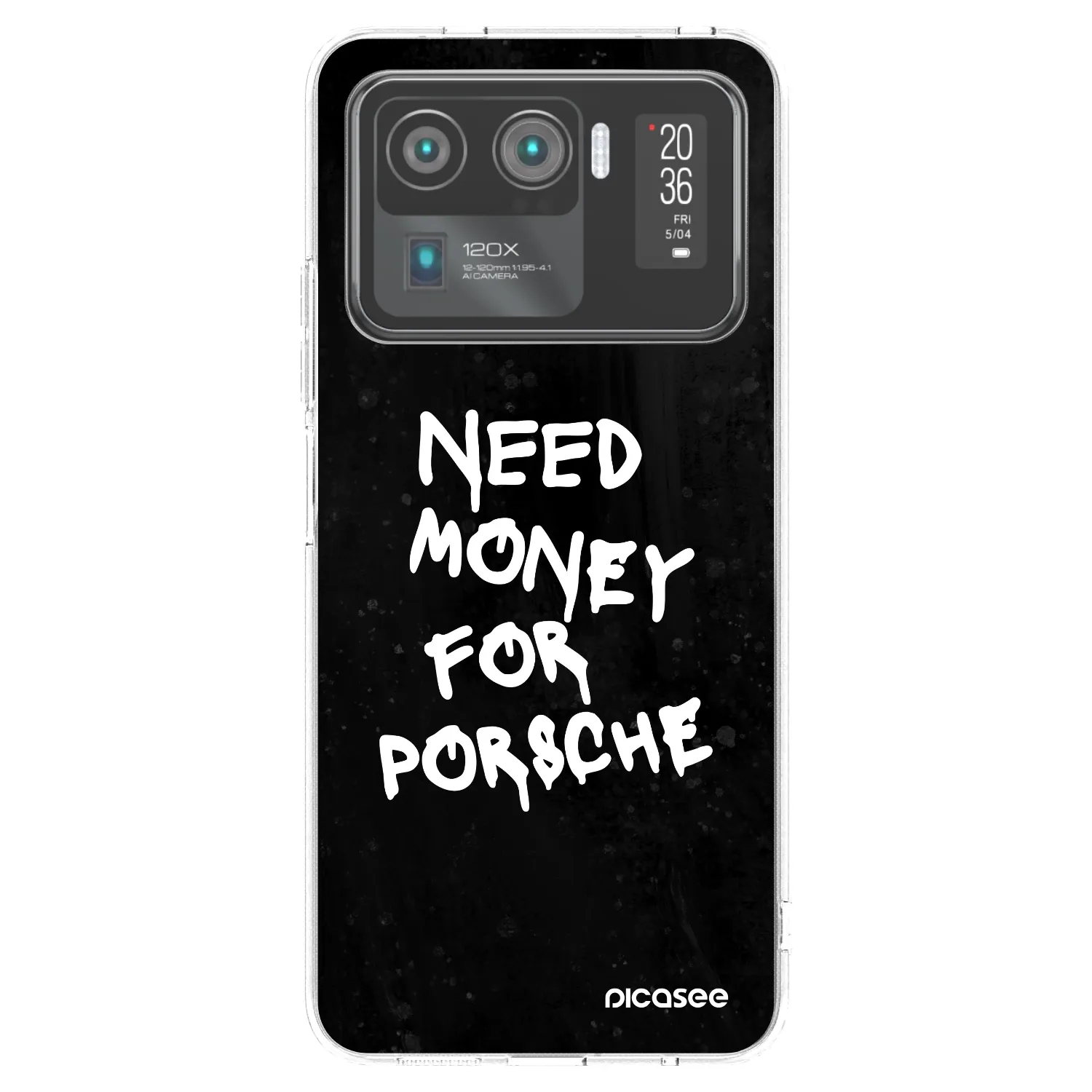 Picasee διαφανής θήκη σιλικόνης Xiaomi Mi 11 Ultra - Black Dollar