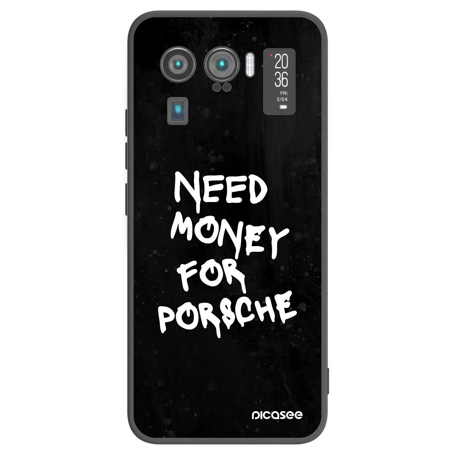 Picasee Μαύρη θήκη σιλικόνης για Xiaomi Mi 11 Ultra - Black Dollar