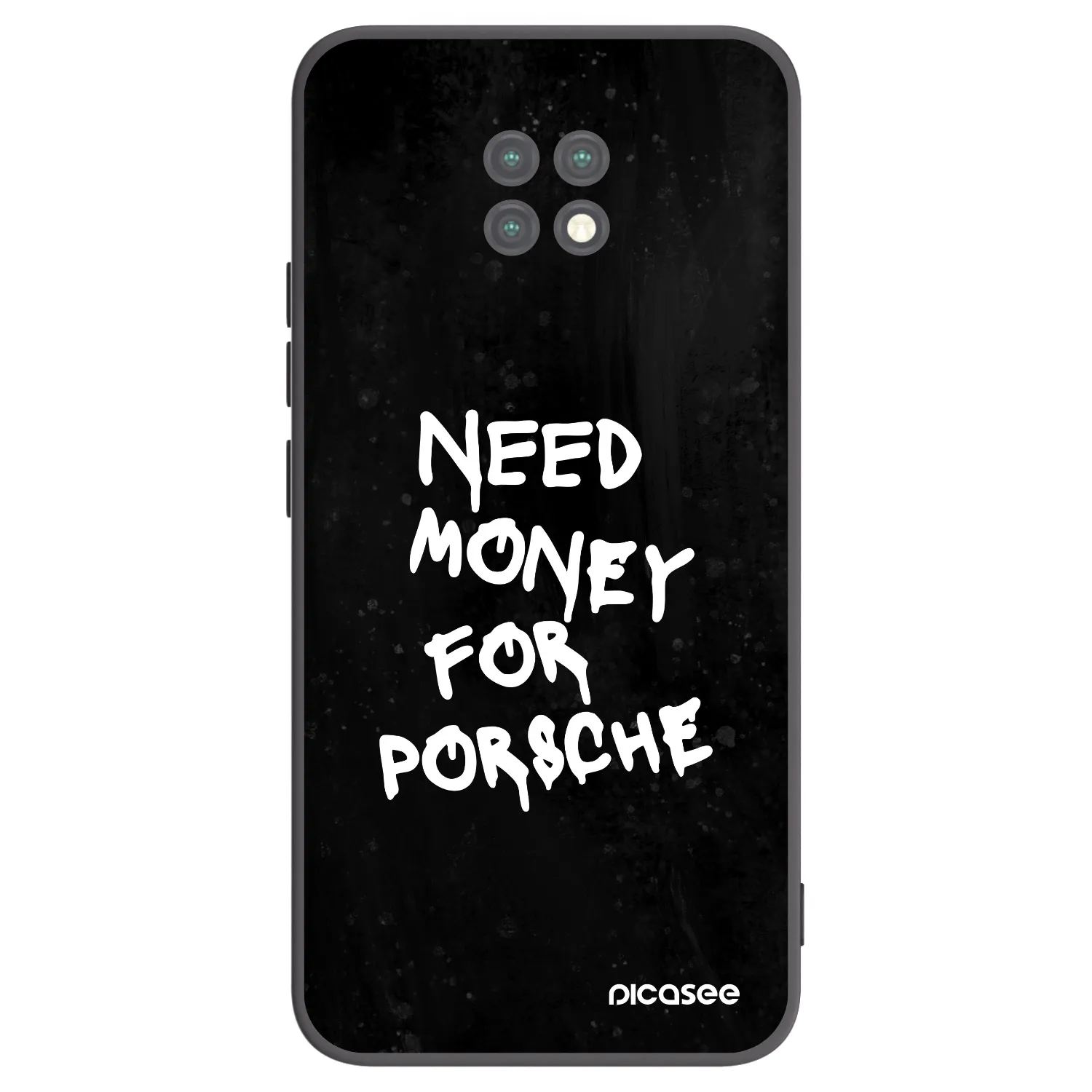 Picasee Μαύρη θήκη σιλικόνης για Xiaomi Redmi Note 9T - Black Dollar