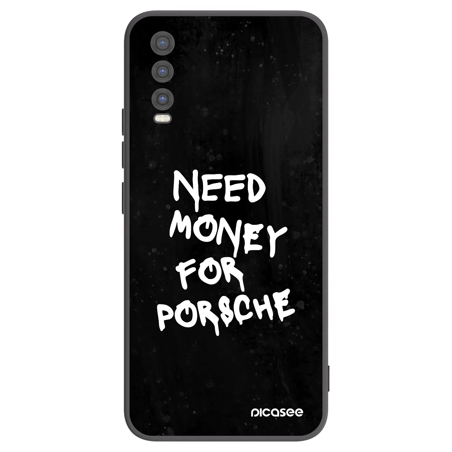 Picasee Μαύρη θήκη σιλικόνης για Vivo Y20s - Black Dollar
