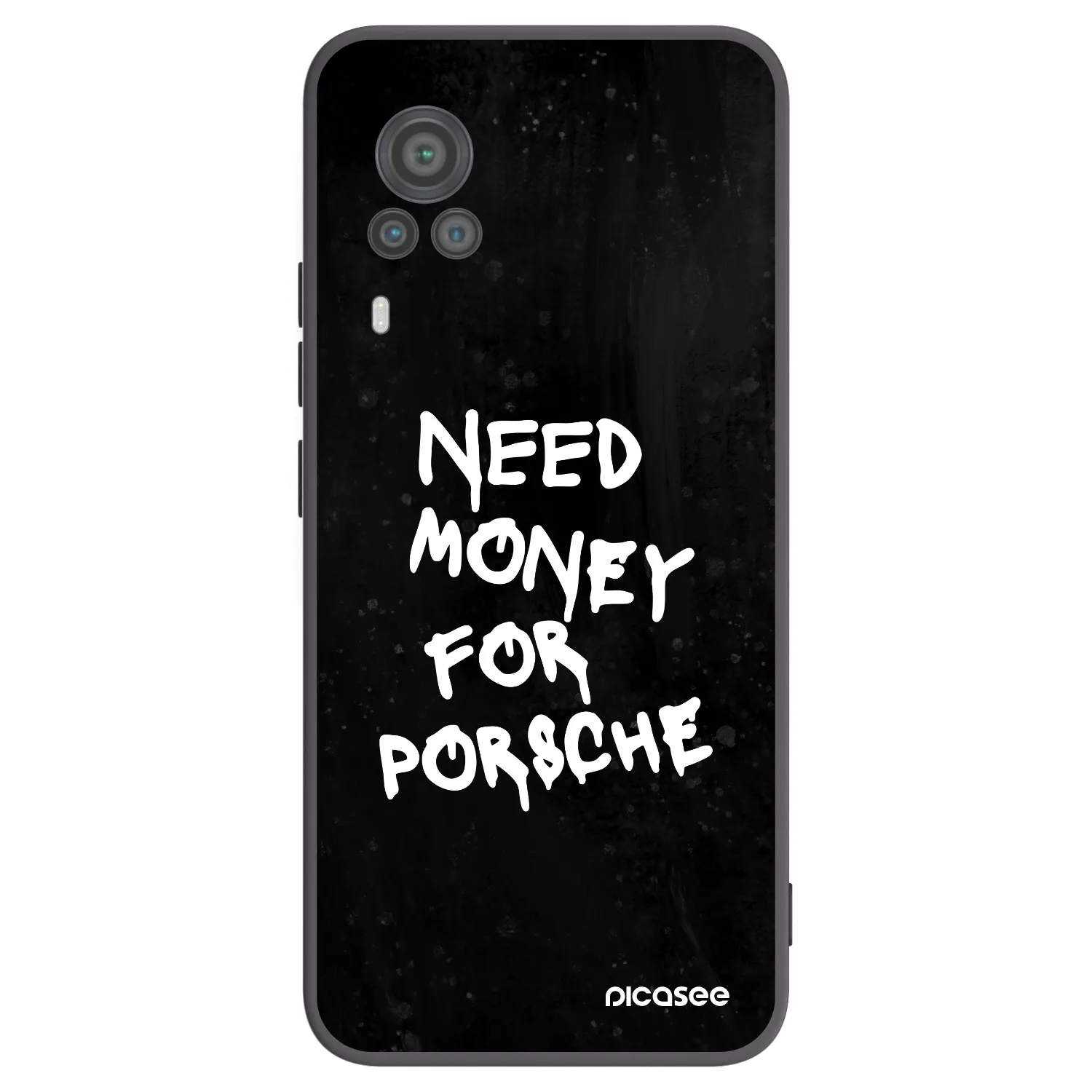 Picasee Μαύρη θήκη σιλικόνης για Vivo X60 Pro 5G - Black Dollar