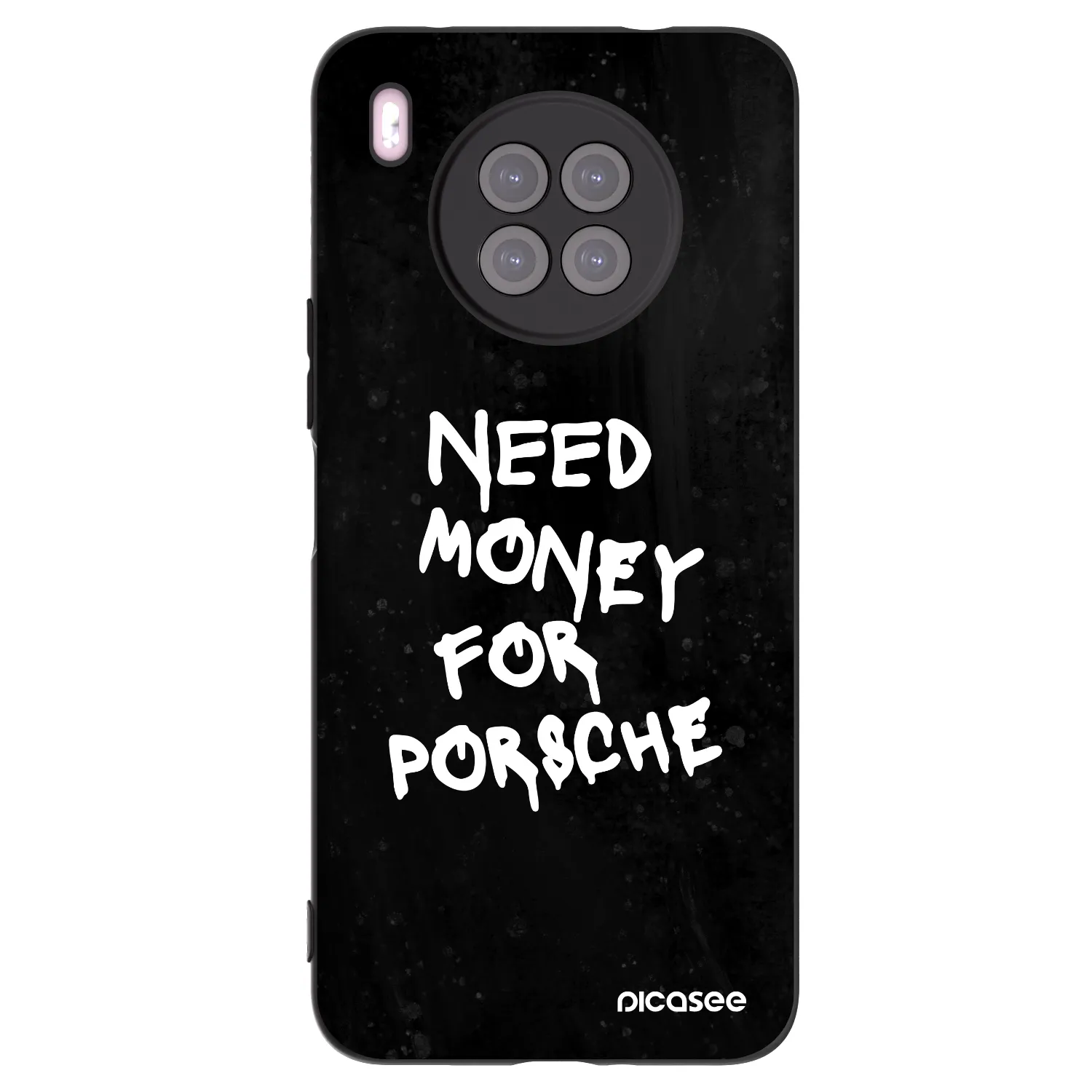 Picasee Μαύρη θήκη σιλικόνης για Huawei Nova 8i - Black Dollar