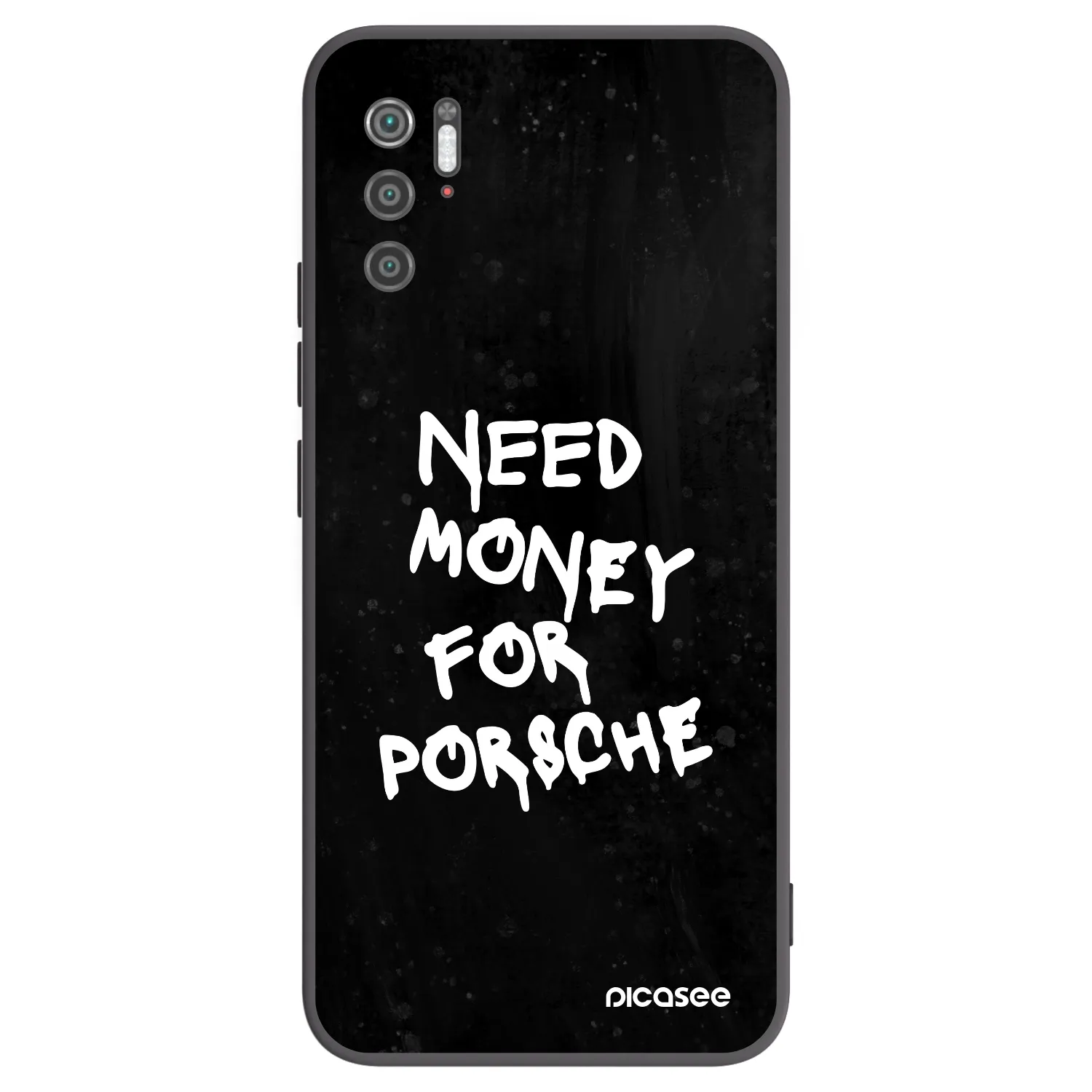 Picasee Μαύρη θήκη σιλικόνης για Xiaomi Poco M3 Pro 5G - Black Dollar