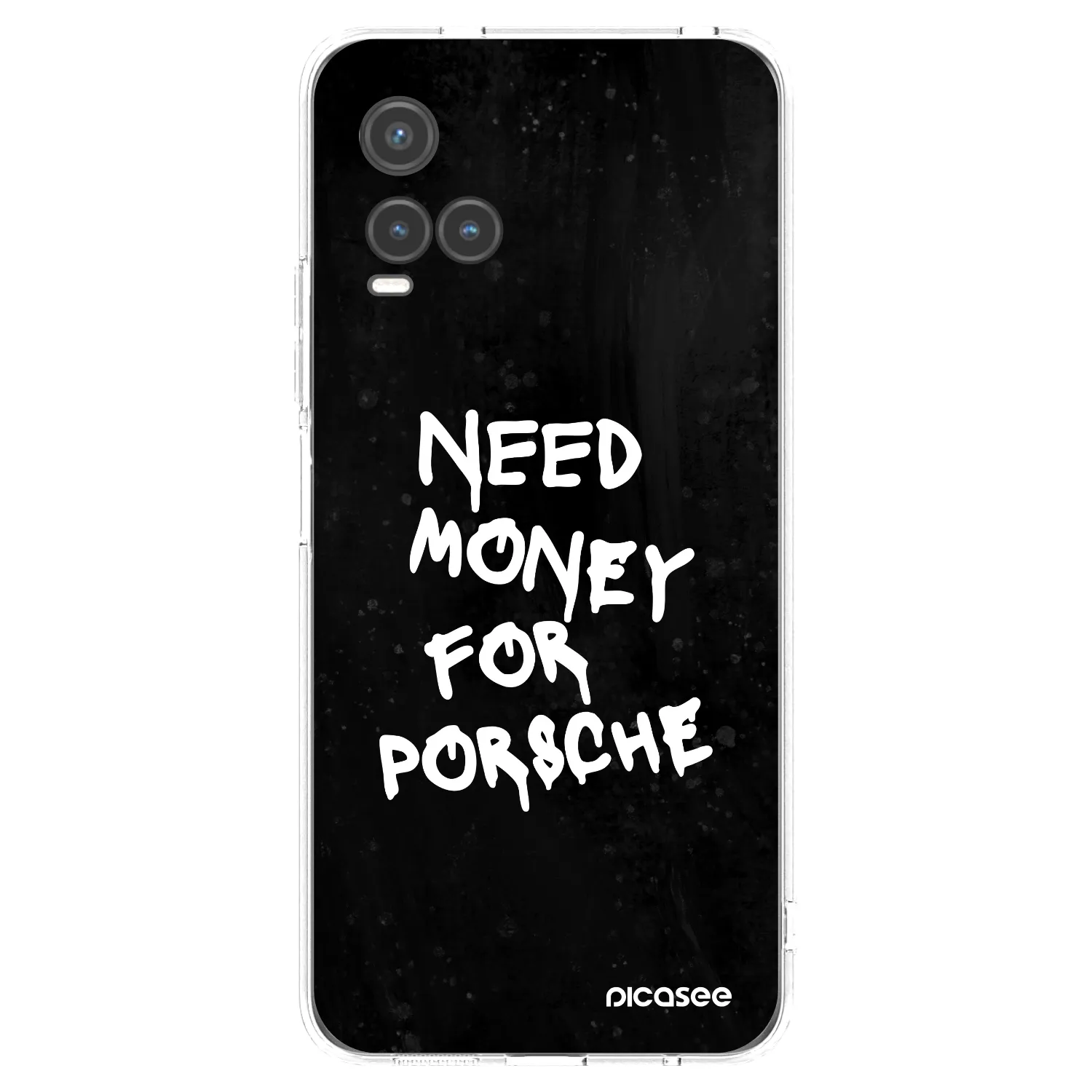 Picasee διαφανής θήκη σιλικόνης Vivo Y33s - Black Dollar