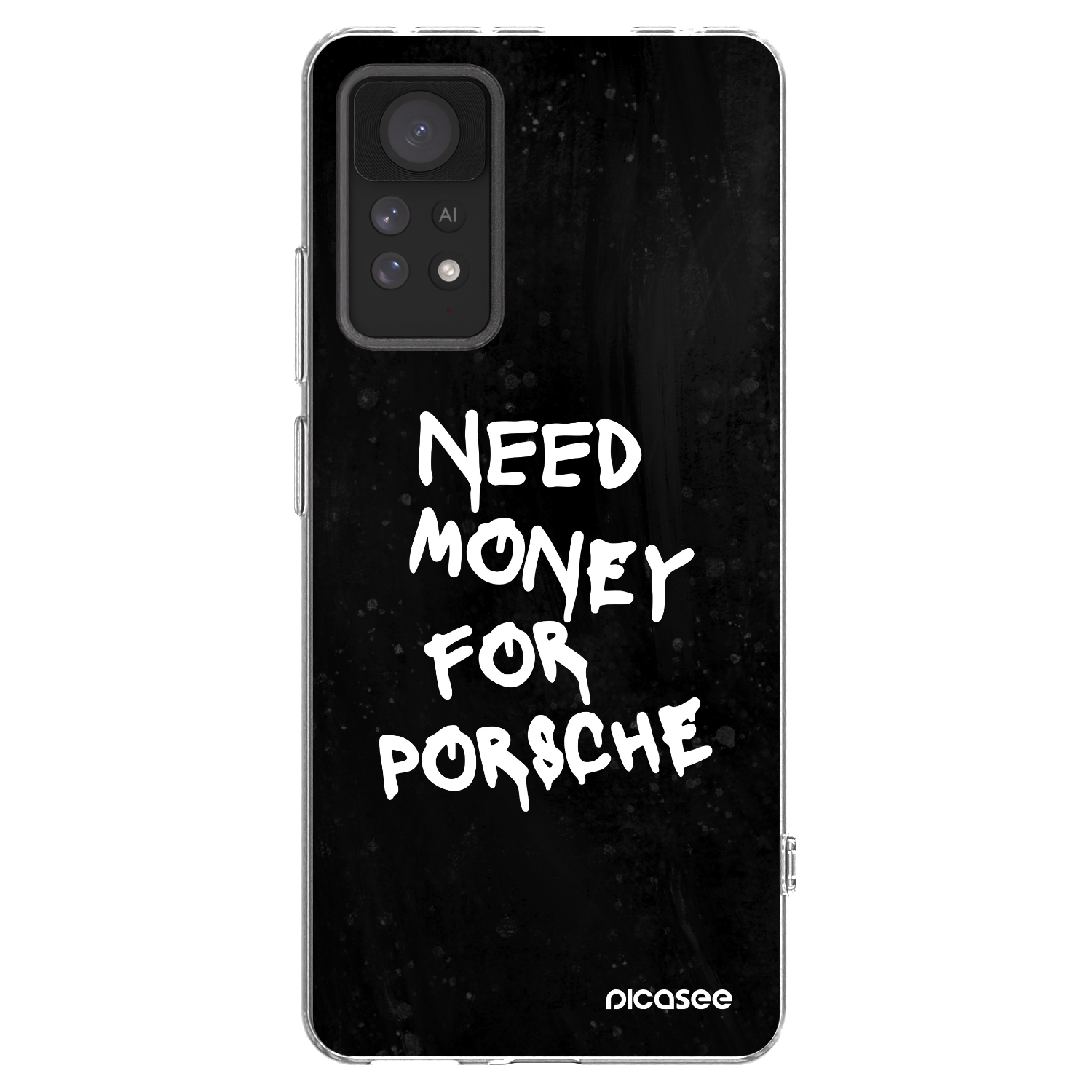 Picasee διαφανής θήκη σιλικόνης Xiaomi Redmi Note 11 Pro 5G - Black Dollar