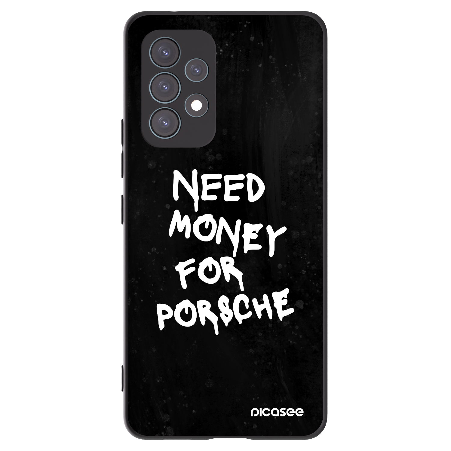 Picasee Μαύρη θήκη σιλικόνης για Samsung Galaxy A53 5G A536 - Black Dollar