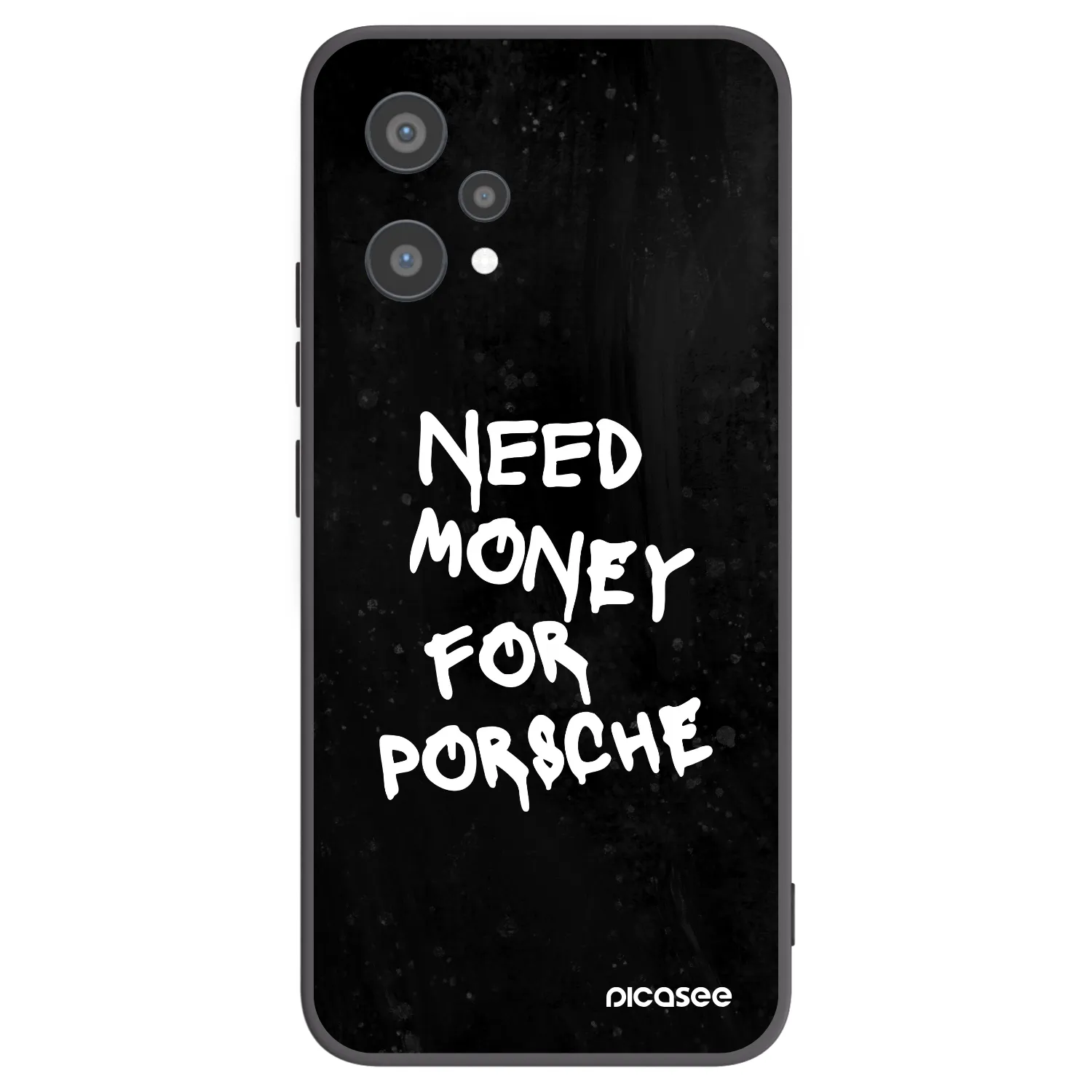 Picasee Μαύρη θήκη σιλικόνης για Realme 9 Pro 5G - Black Dollar