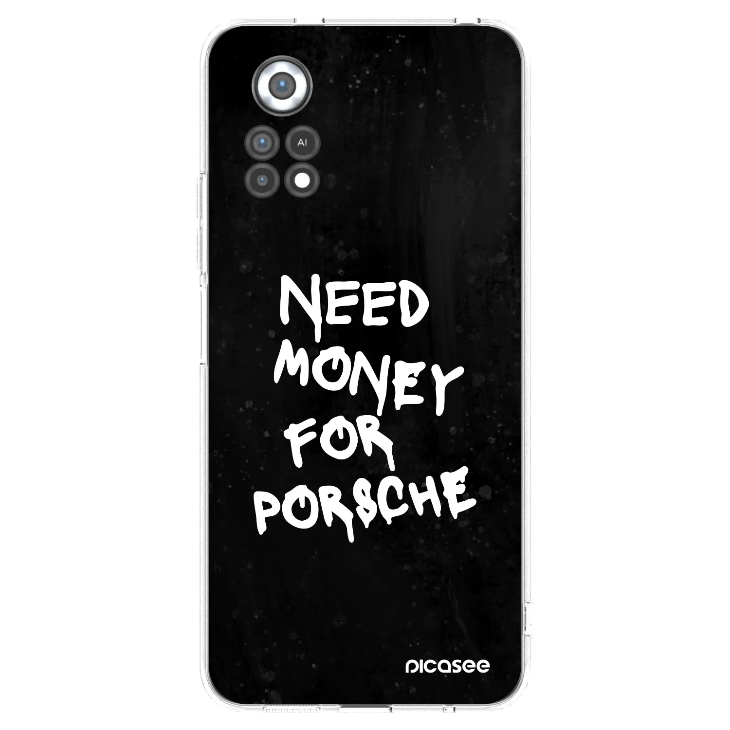 Picasee διαφανής θήκη σιλικόνης Xiaomi Poco X4 Pro 5G - Black Dollar
