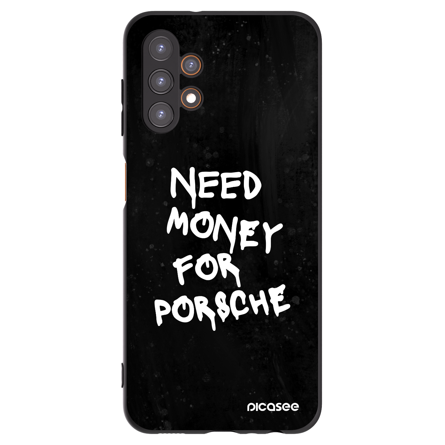 Picasee Μαύρη θήκη σιλικόνης για Samsung Galaxy A13 4G A135 - Black Dollar