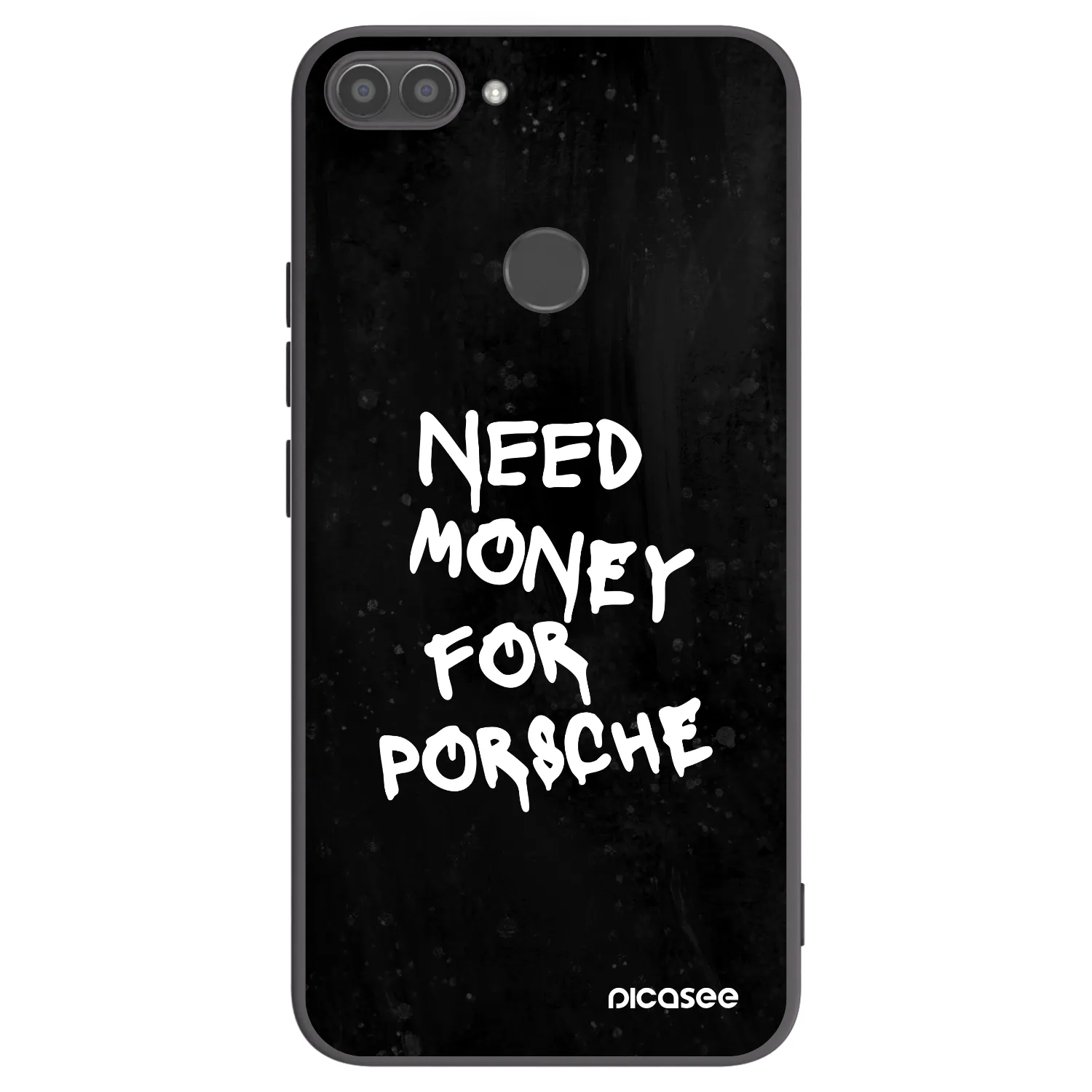 Picasee Μαύρη θήκη σιλικόνης για Huawei P Smart - Black Dollar