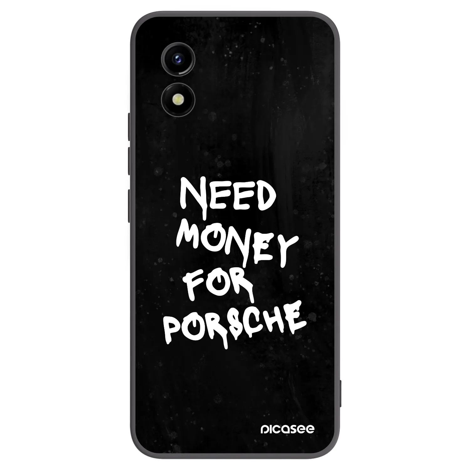Picasee Μαύρη θήκη σιλικόνης για Vivo Y01 - Black Dollar