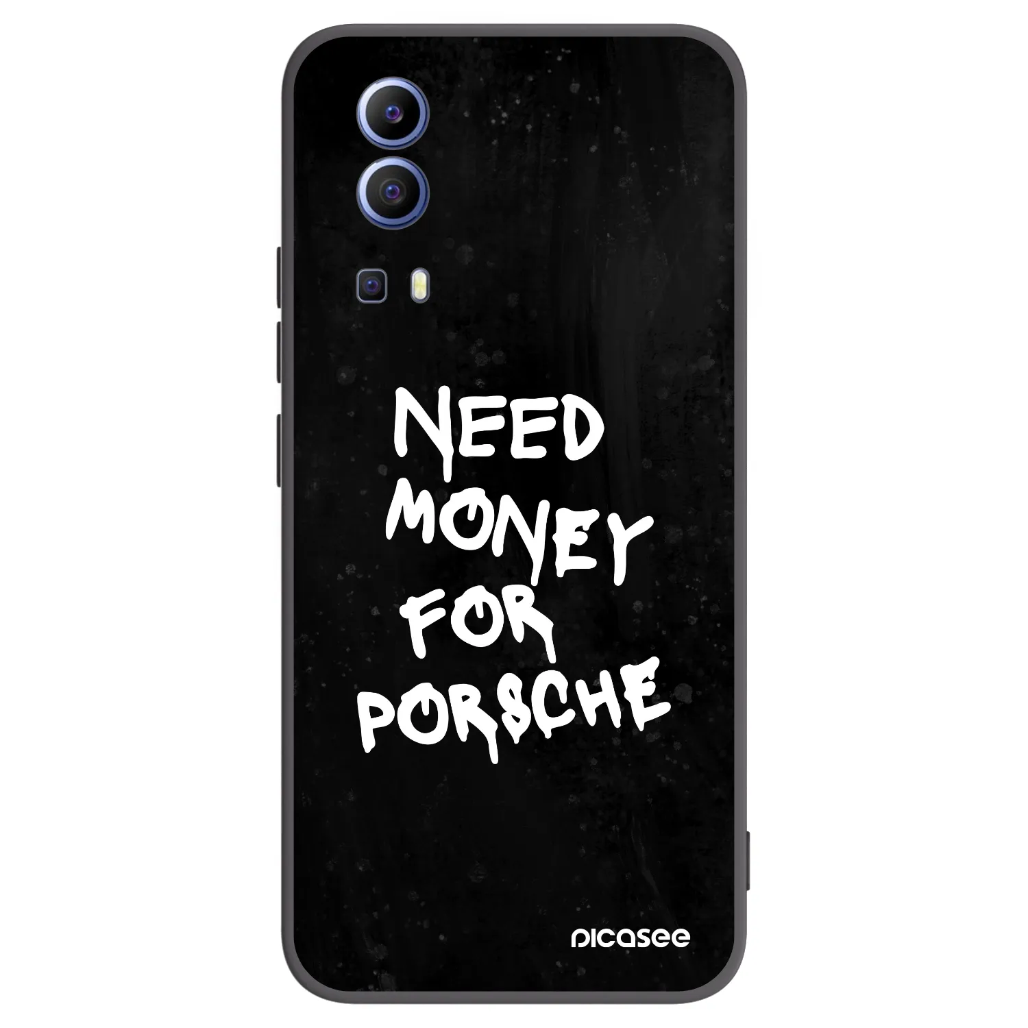 Picasee Μαύρη θήκη σιλικόνης για Vivo Y52 5G - Black Dollar