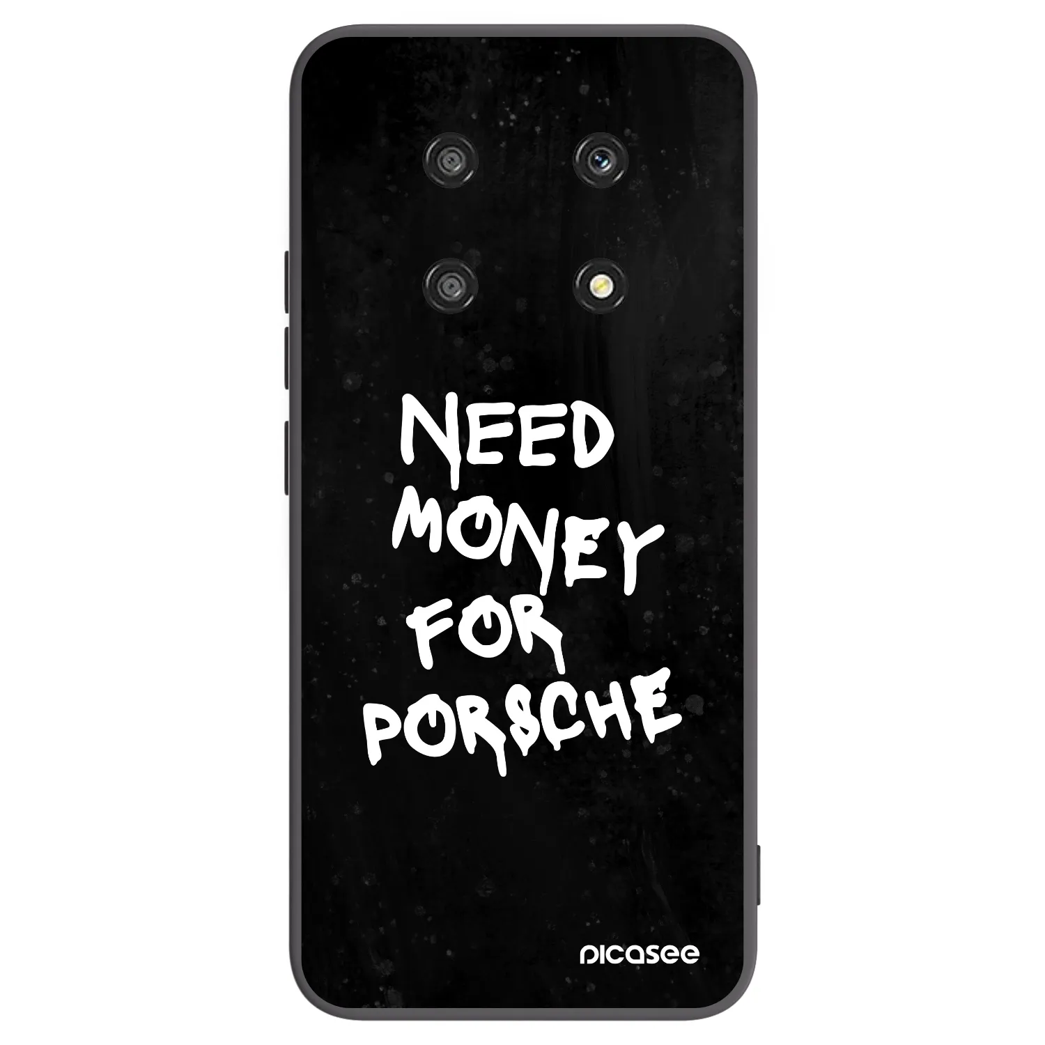 Picasee Μαύρη θήκη σιλικόνης για Honor Magic4 Lite 5G - Black Dollar