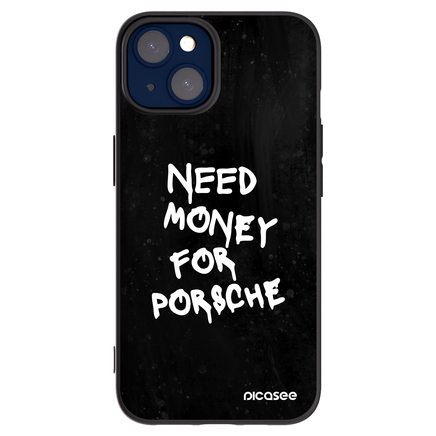 Picasee Μαύρη θήκη σιλικόνης για Apple iPhone 14 - Black Dollar