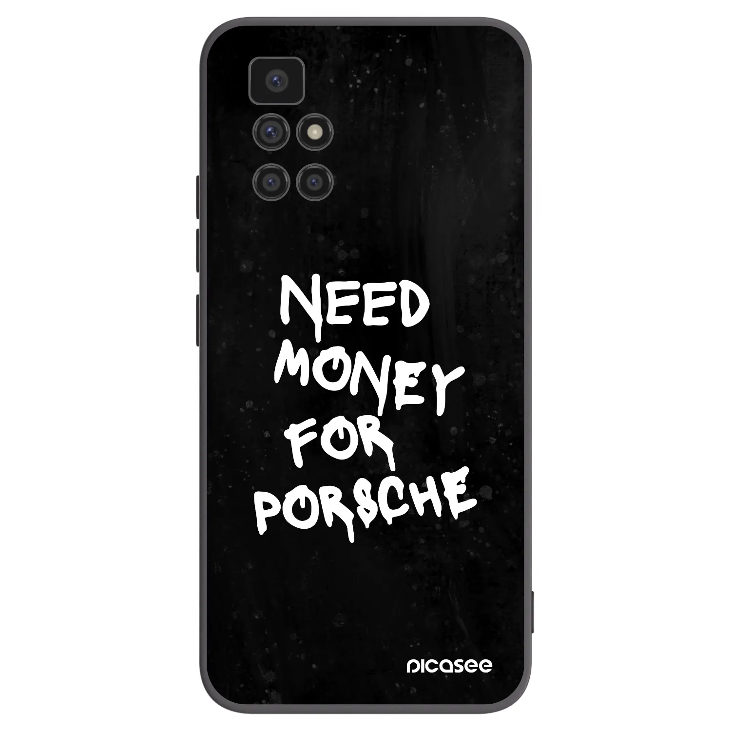 Picasee Μαύρη θήκη σιλικόνης για Xiaomi Redmi 10 (2022) - Black Dollar