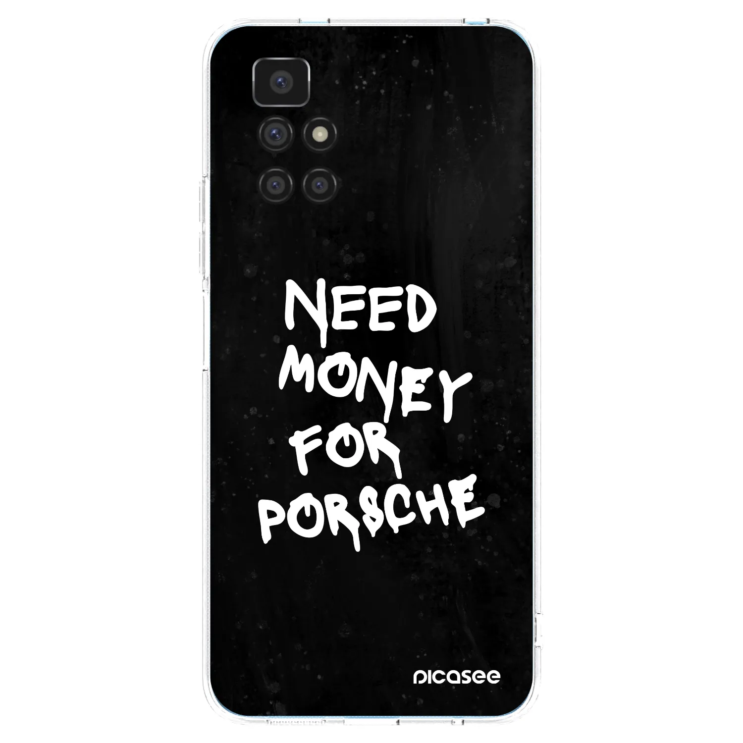 Picasee διαφανής θήκη σιλικόνης Xiaomi Redmi 10 (2022) - Black Dollar