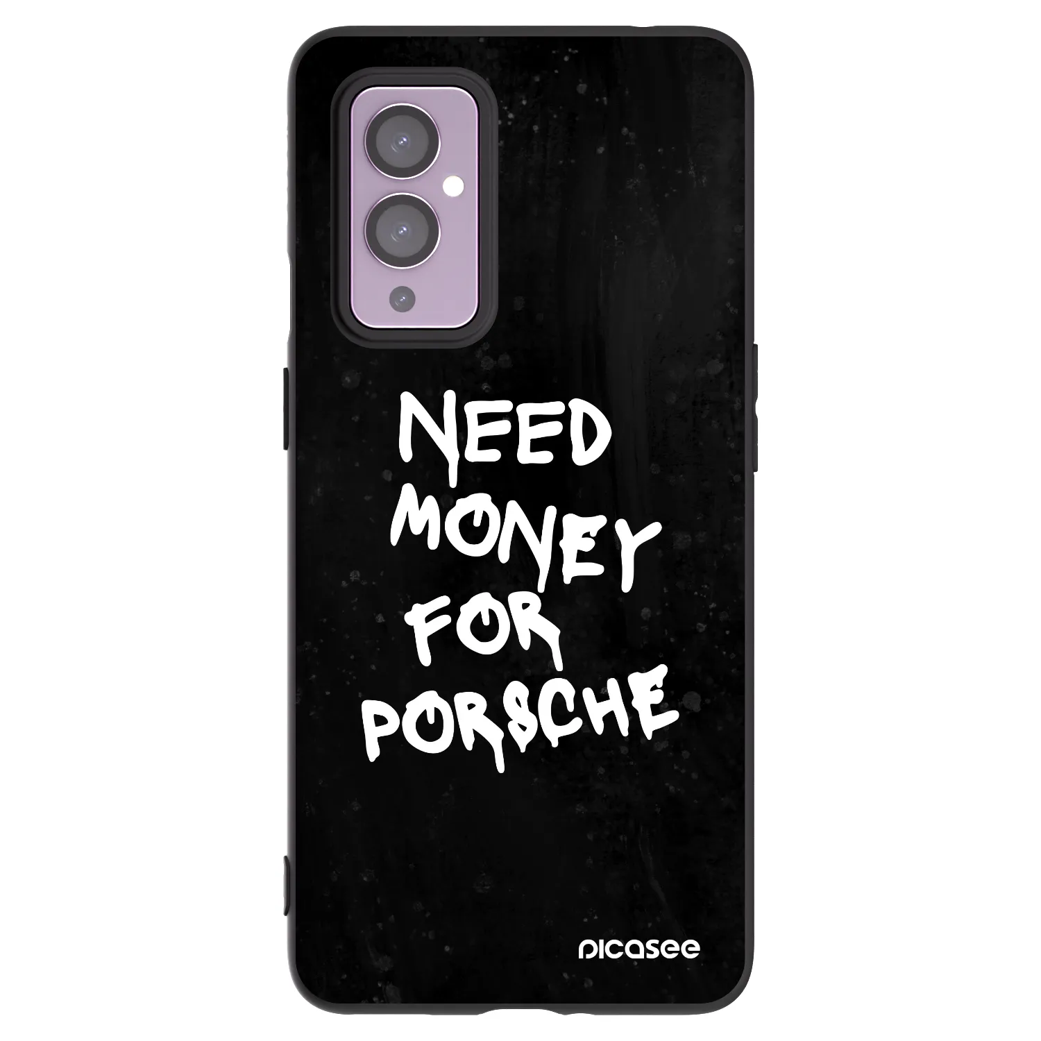 Picasee Μαύρη θήκη σιλικόνης για OnePlus 9 - Black Dollar