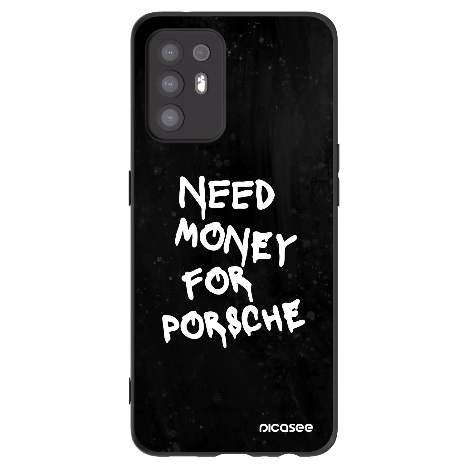 Picasee Μαύρη θήκη σιλικόνης για OPPO A94 5G - Black Dollar
