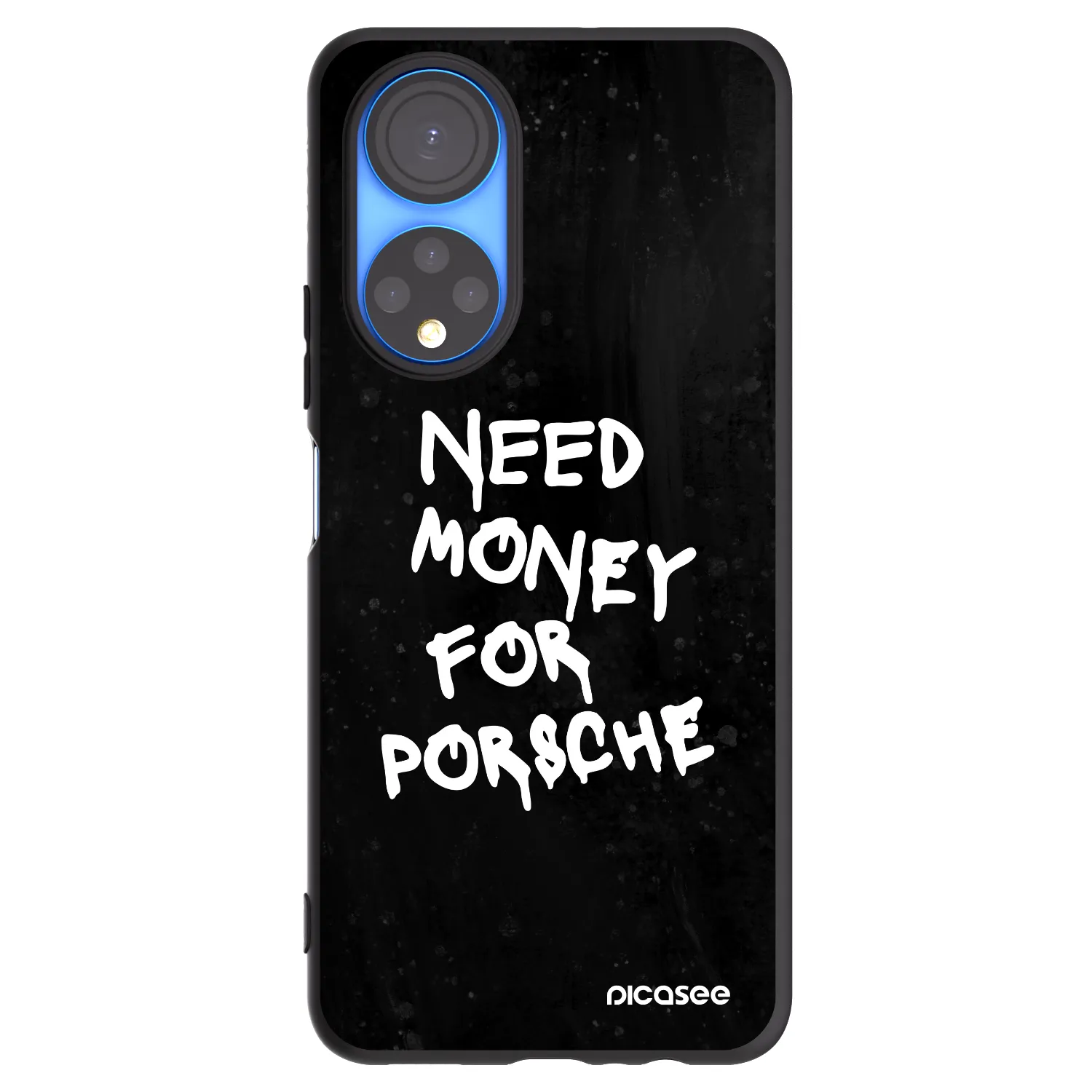 Picasee Μαύρη θήκη σιλικόνης για Honor X7 - Black Dollar