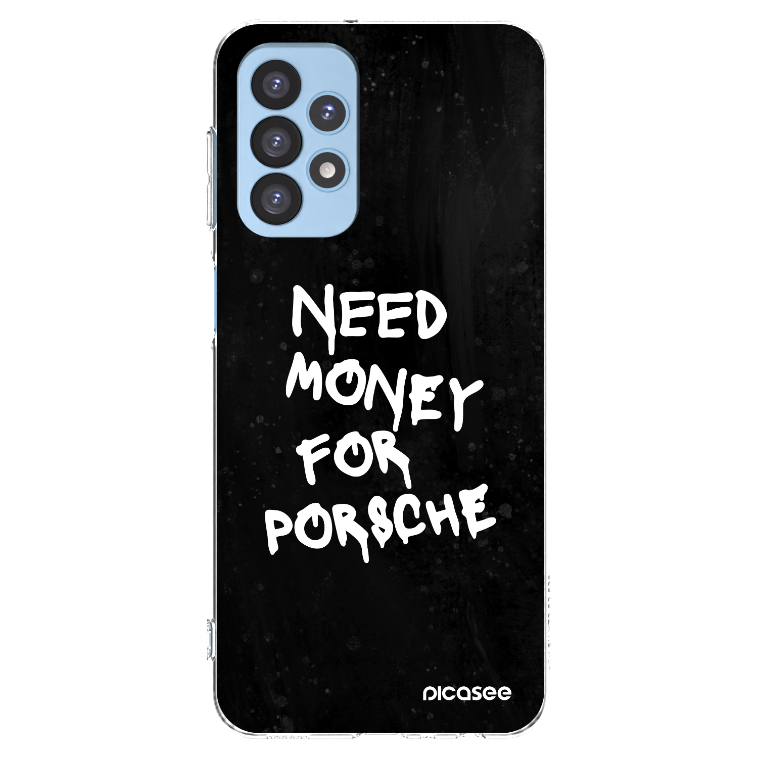 Picasee διαφανής θήκη σιλικόνης Samsung Galaxy A23 A235F 4G - Black Dollar