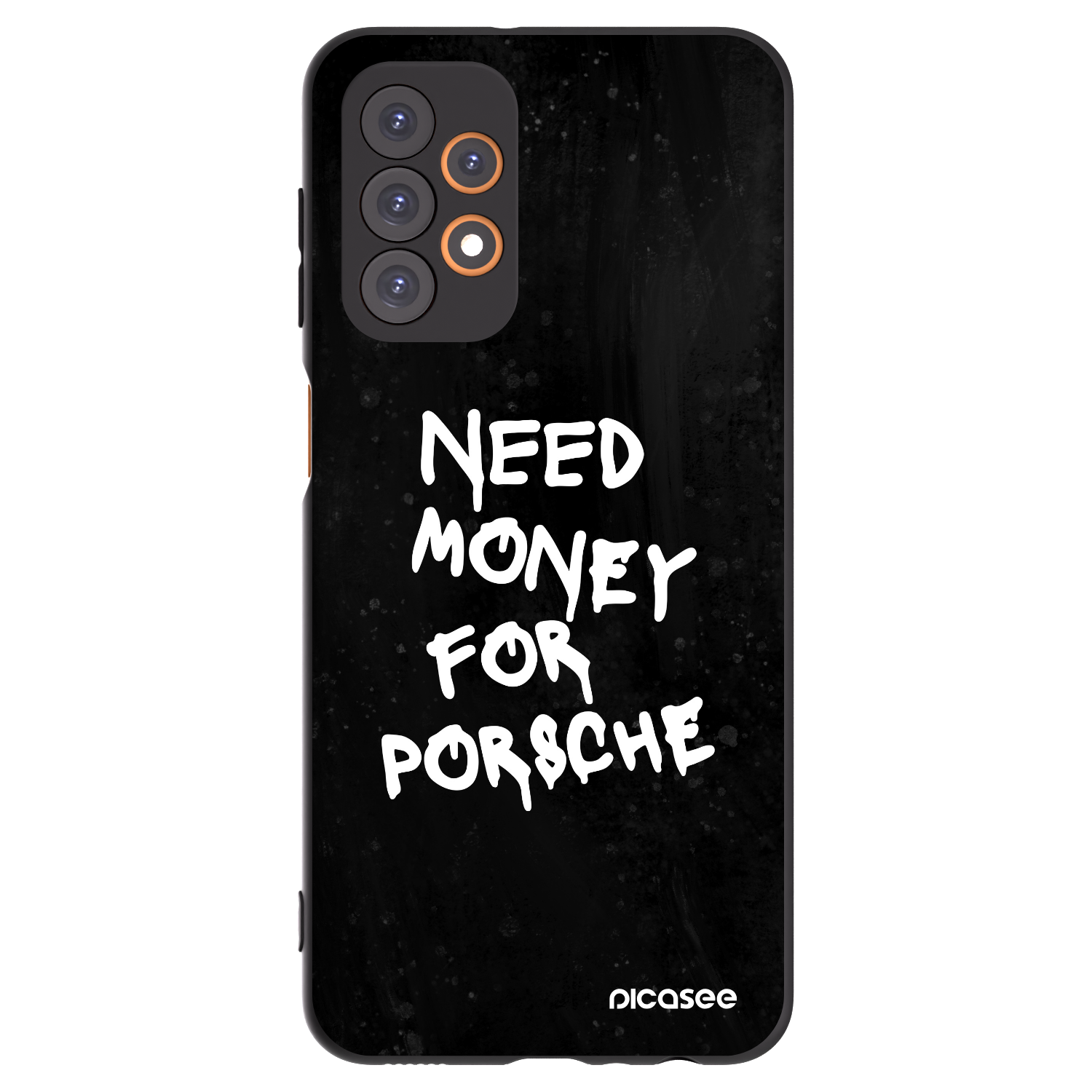 Picasee Μαύρη θήκη σιλικόνης για Samsung Galaxy A23 A236B 5G - Black Dollar