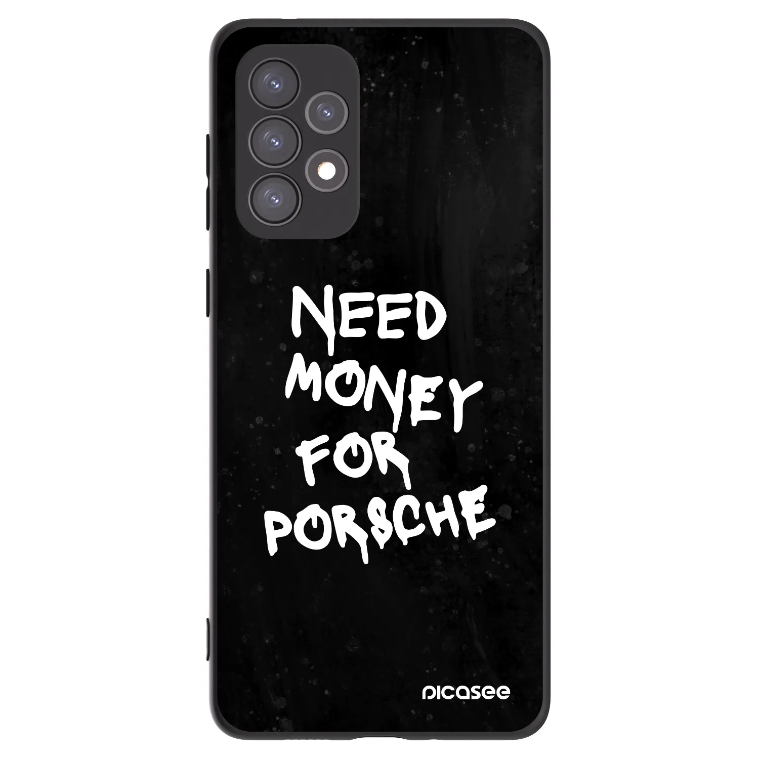 Picasee Μαύρη θήκη σιλικόνης για Samsung Galaxy A73 5G - Black Dollar