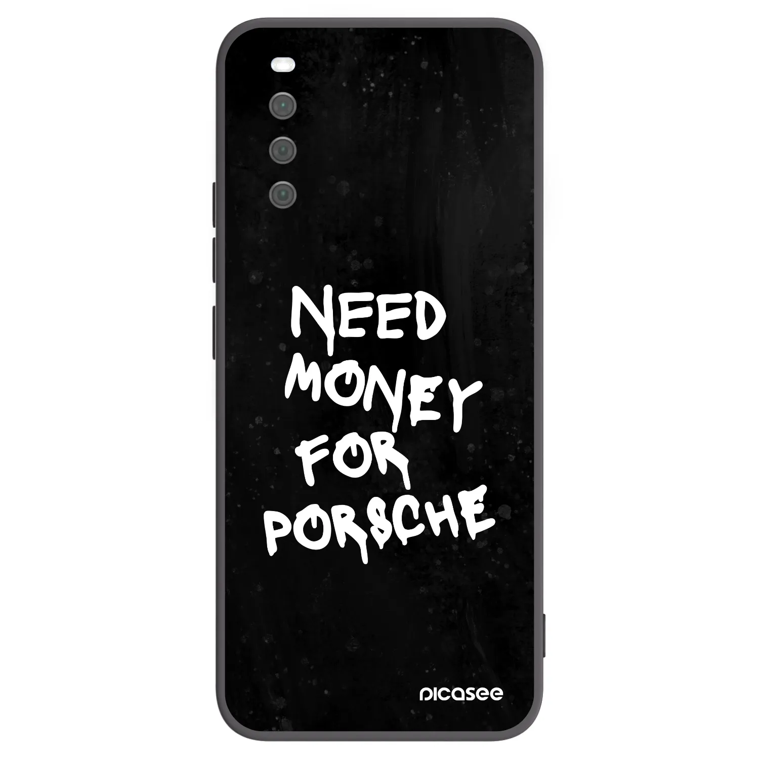 Picasee Μαύρη θήκη σιλικόνης για Sony Xperia 10 III - Black Dollar